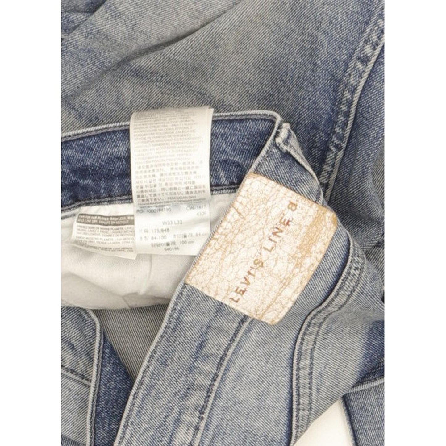 Levi's Line 8 Men Blue Skinny Slim Stretch Jeans W33 L31