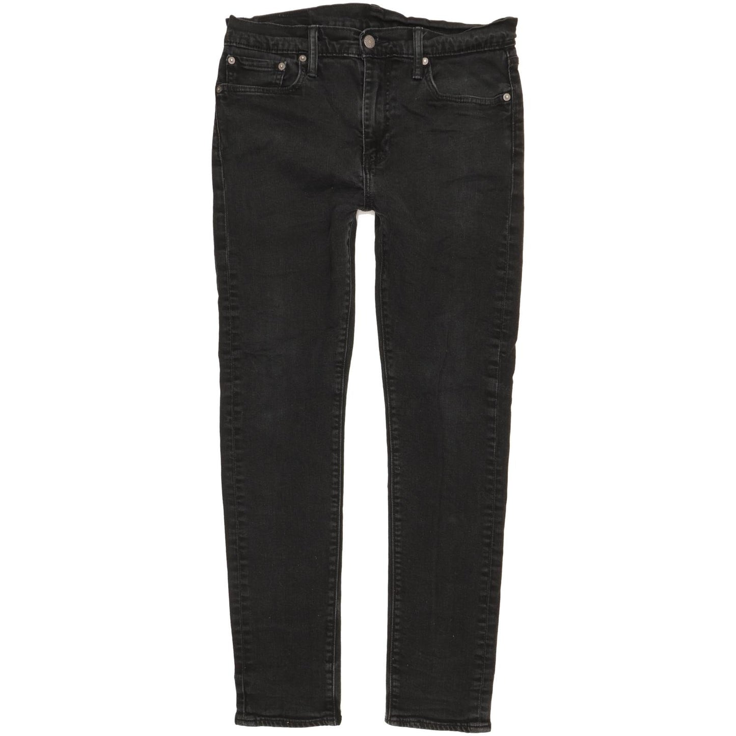Levi's 510 Men Black Skinny Slim Stretch Jeans W33 L30