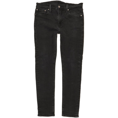 Levi's 510 Men Black Skinny Slim Stretch Jeans W33 L30