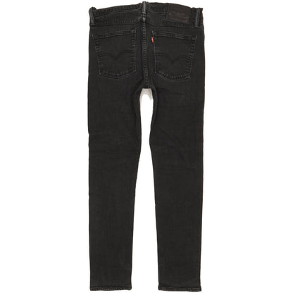 Levi's 510 Men Black Skinny Slim Stretch Jeans W33 L30