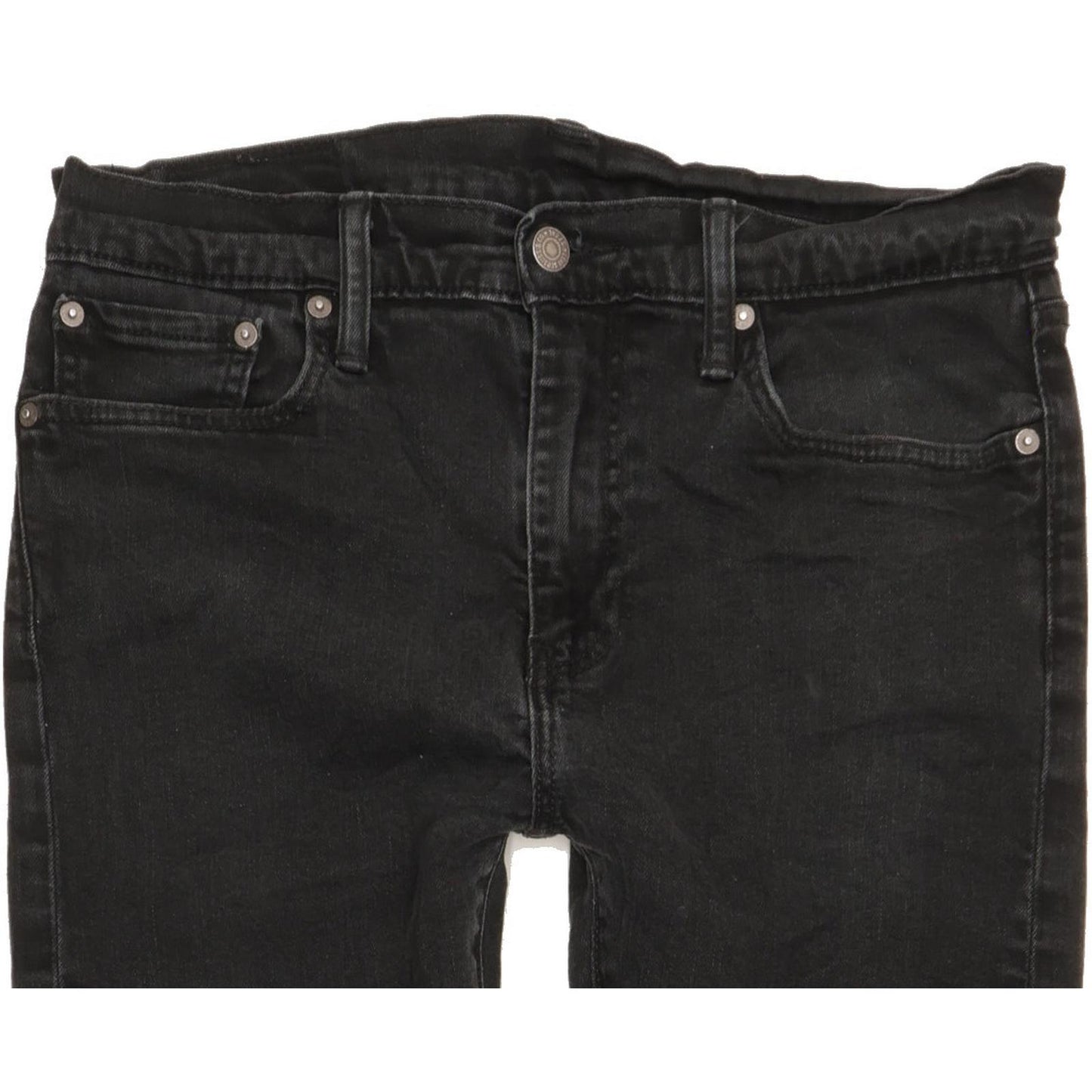 Levi's 510 Men Black Skinny Slim Stretch Jeans W33 L30