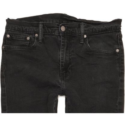 Levi's 510 Men Black Skinny Slim Stretch Jeans W33 L30