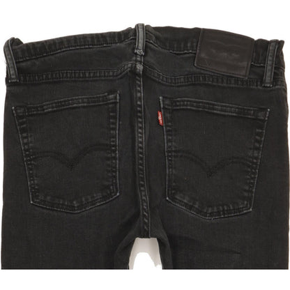 Levi's 510 Men Black Skinny Slim Stretch Jeans W33 L30