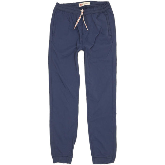 Levi's Men Blue Tapered Loose Jogger Stretch Trousers W28 L29