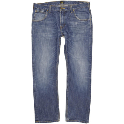 Lee Zed Men Blue Straight Regular Jeans W36 L30