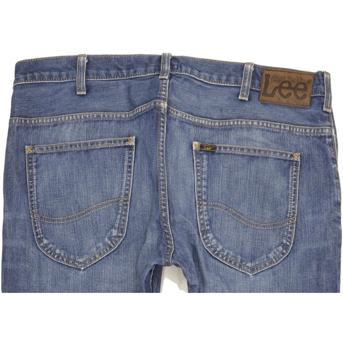 Lee Zed Men Blue Straight Regular Jeans W36 L30