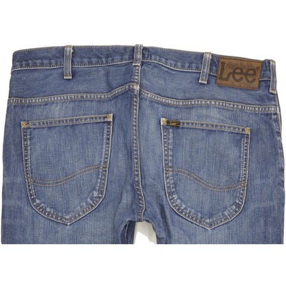 Lee Zed Men Blue Straight Regular Jeans W36 L30