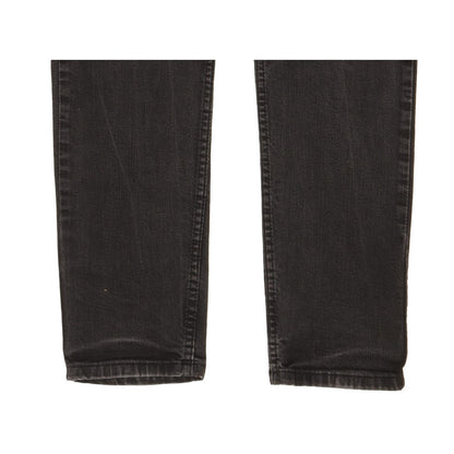 Levi's 502 Men Black Tapered Regular Stretch Jeans W32 L29