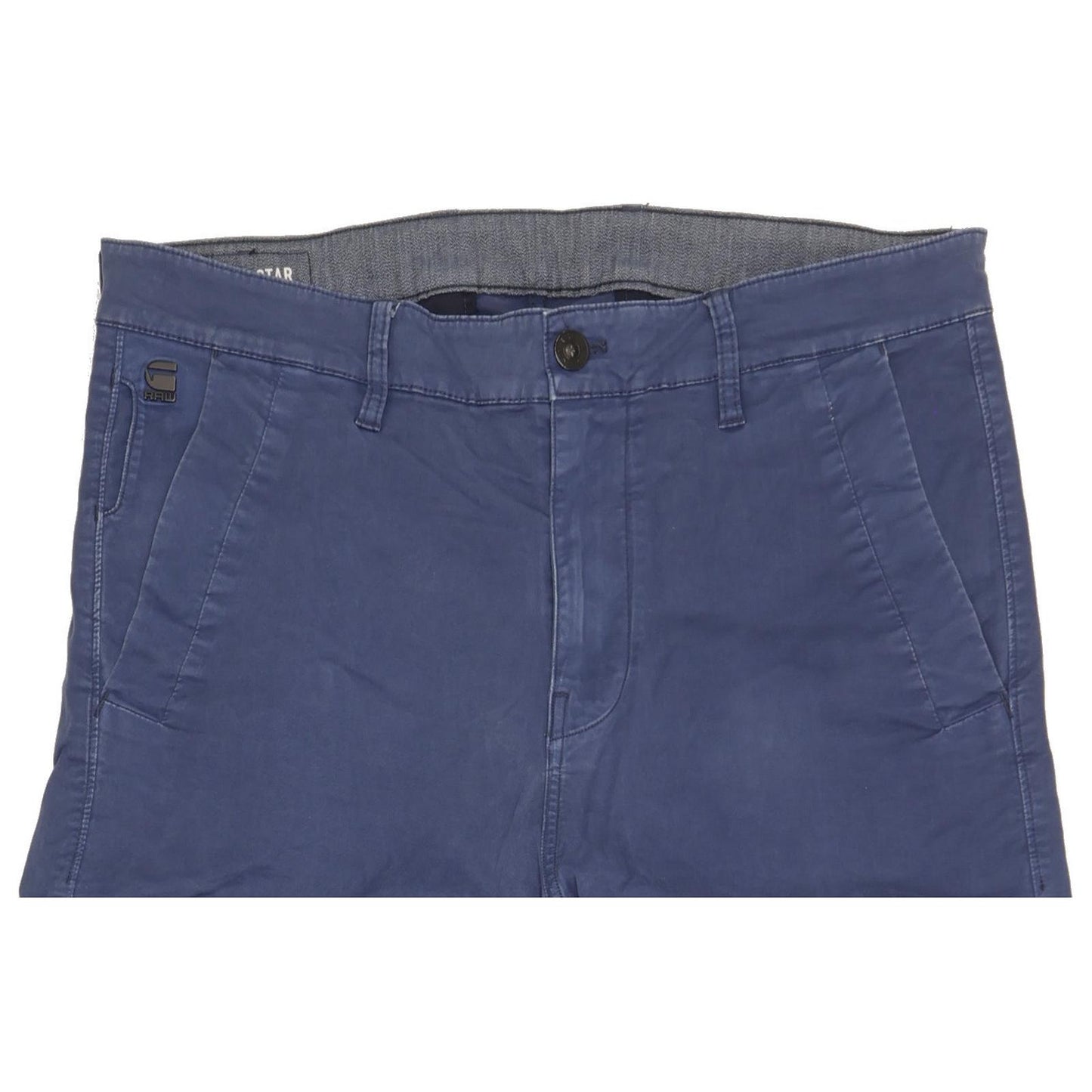 G-Star Bronson Men Blue Tapered Loose Chino Stretch Jeans W34 L34