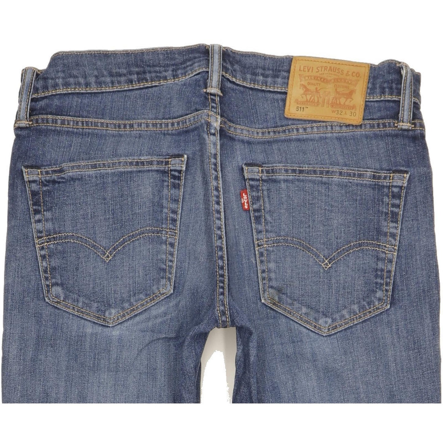 Levi's 511 Men Blue Straight Slim Stretch Jeans W32 L29