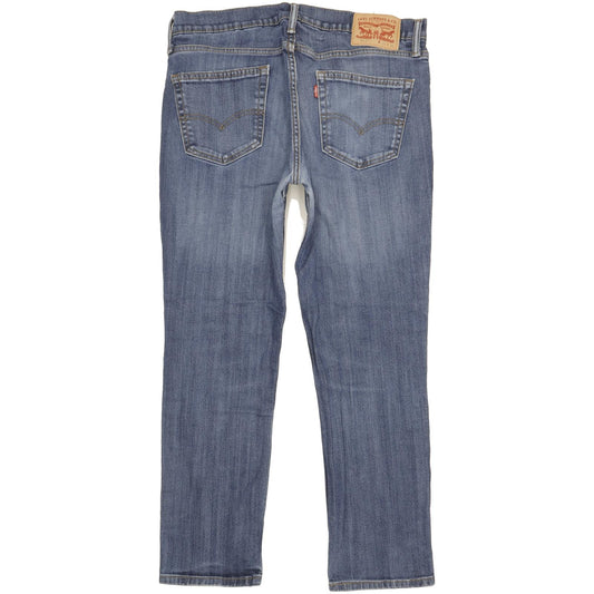 Levi's 511 Men Blue Straight Slim Stretch Jeans W35 L28