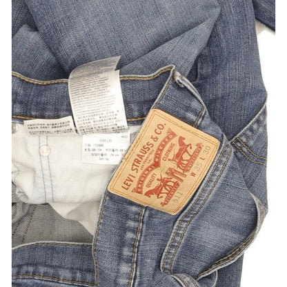 Levi's 511 Men Blue Straight Slim Stretch Jeans W35 L28