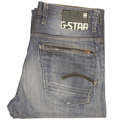 G-Star Men Blue Straight Regular Jeans W34 L33