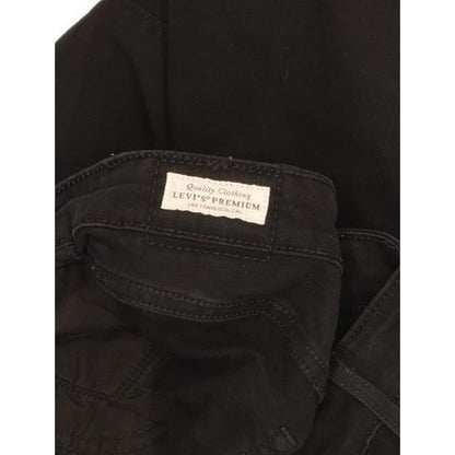 Levi's 712 Men Black Straight Slim Stretch Jeans W30 L31