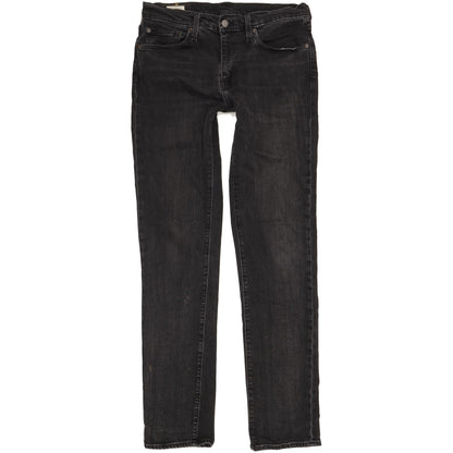 Levi's 511 Men Black Straight Slim Jeans W33 L36