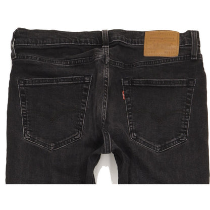 Levi's 511 Men Black Straight Slim Jeans W33 L36