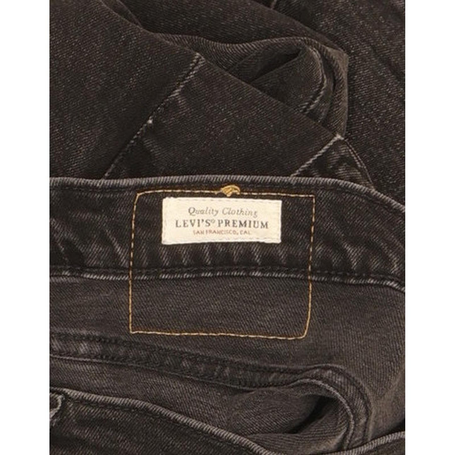 Levi's 511 Men Black Straight Slim Jeans W33 L36