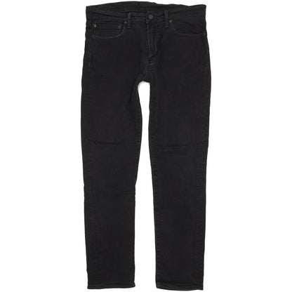 Levi's 511 Men Black Straight Slim Stretch Jeans W36 L32