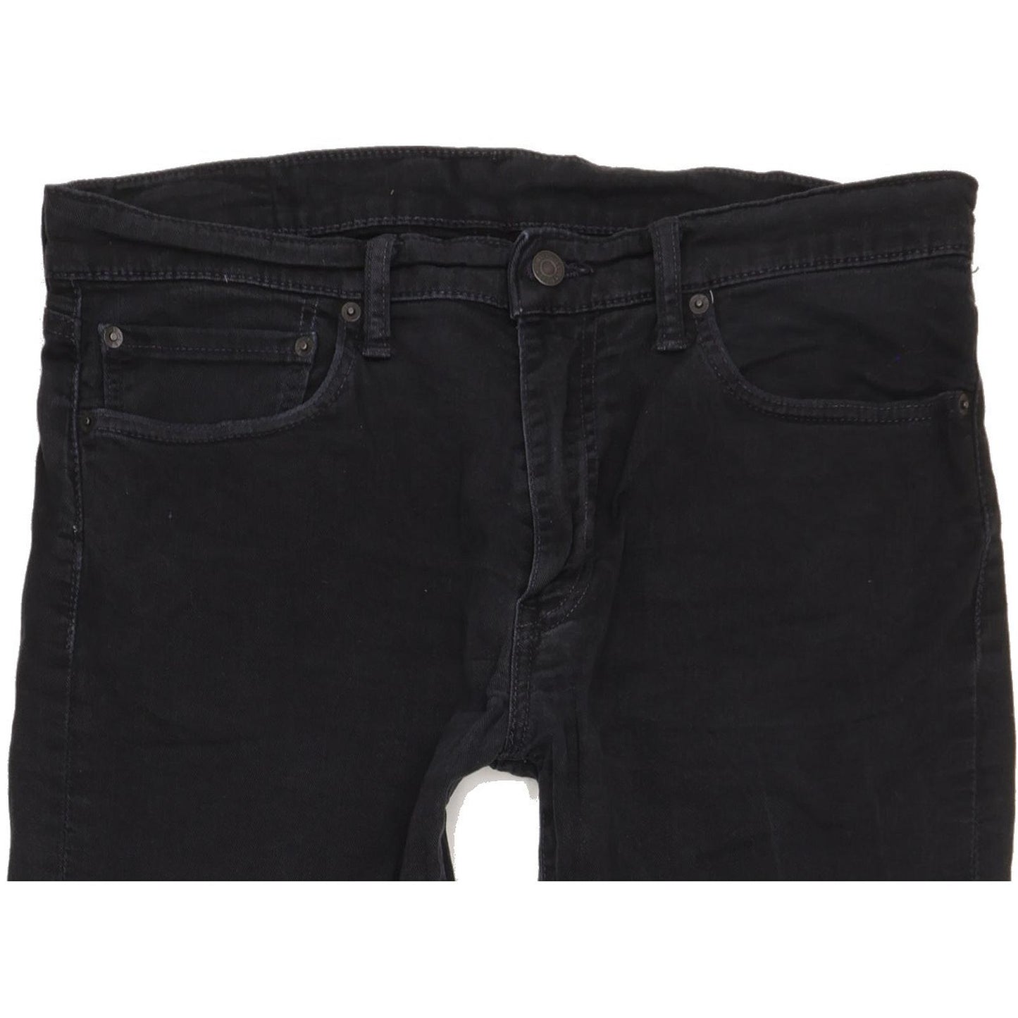 Levi's 511 Men Black Straight Slim Stretch Jeans W36 L32