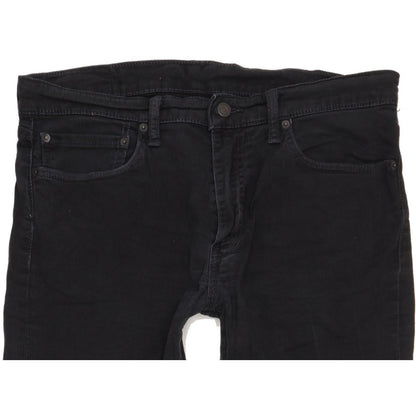 Levi's 511 Men Black Straight Slim Stretch Jeans W36 L32