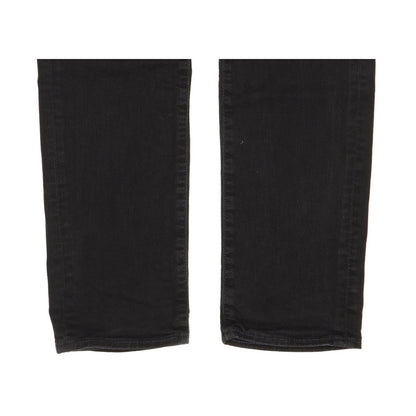 Levi's 511 Men Black Straight Slim Stretch Jeans W36 L32