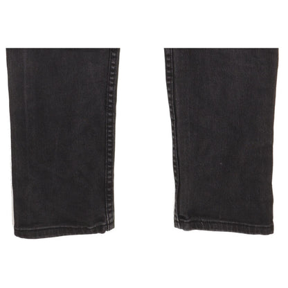 Levi's 512 Men Black Tapered Slim Stretch Jeans W34 L33
