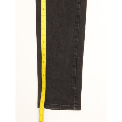 Levi's 512 Men Black Tapered Slim Stretch Jeans W34 L33