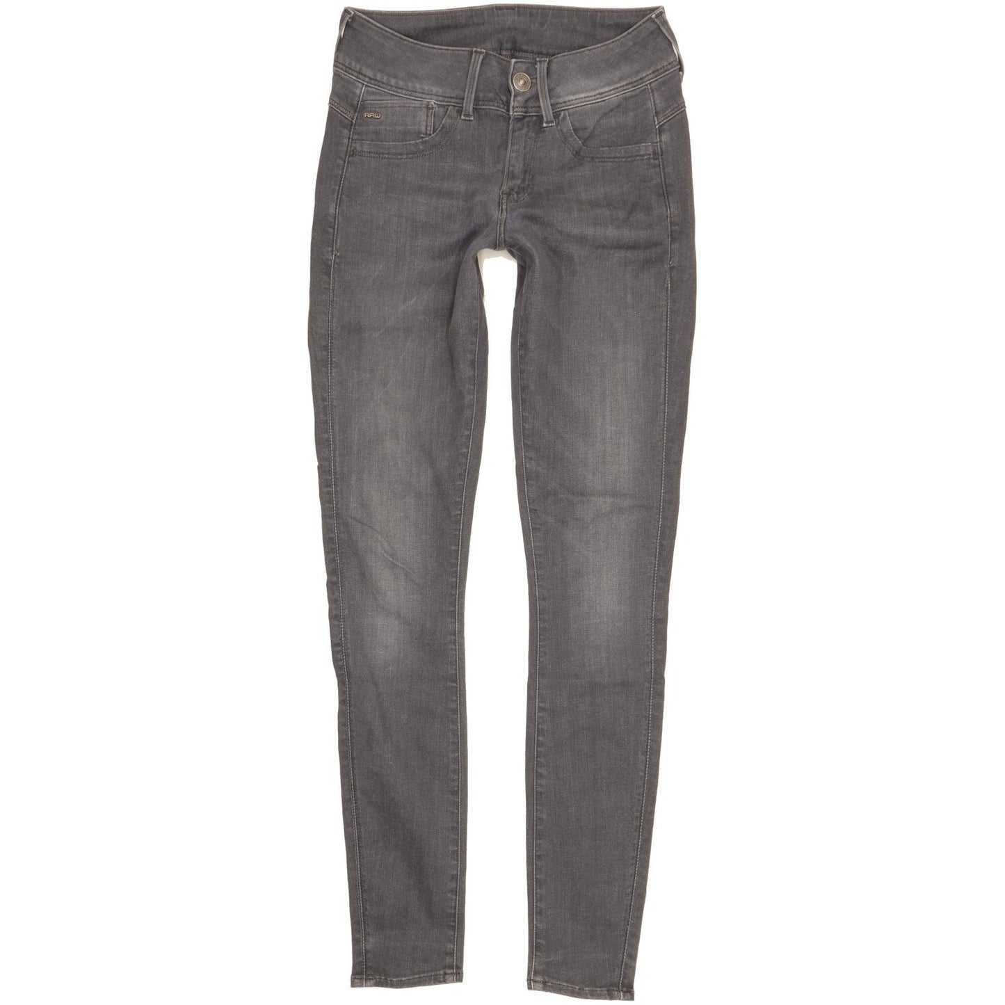 G-Star Lynn Women Grey Skinny Slim Stretch Jeans W27 L31