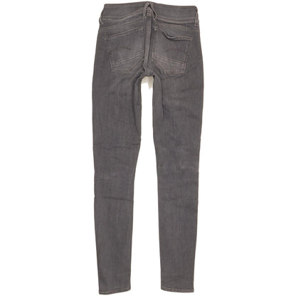 G-Star Lynn Women Grey Skinny Slim Stretch Jeans W27 L31