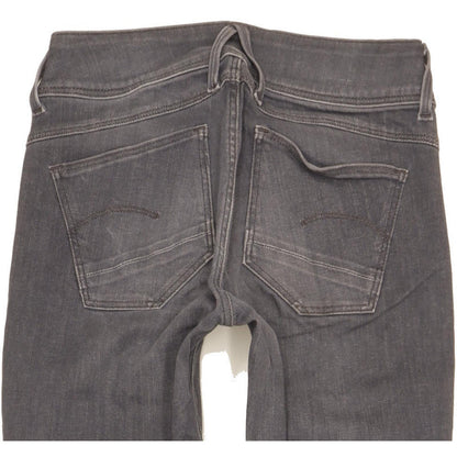 G-Star Lynn Women Grey Skinny Slim Stretch Jeans W27 L31