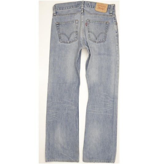 Levi's 512 Men Blue Bootcut Slim Jeans W34 L33