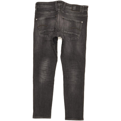 G-Star Revend Men Black Skinny Slim Stretch Jeans W34 L30