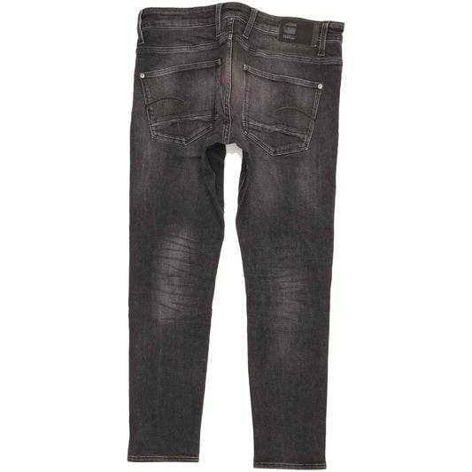 G-Star Revend Men Black Skinny Slim Stretch Jeans W34 L30