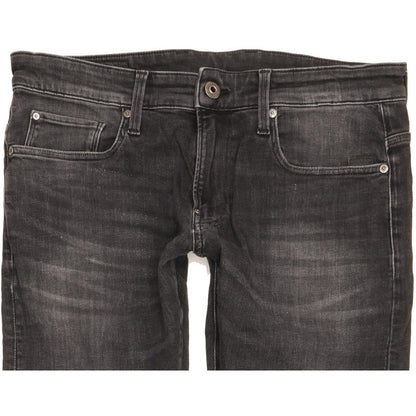 G-Star Revend Men Black Skinny Slim Stretch Jeans W34 L30