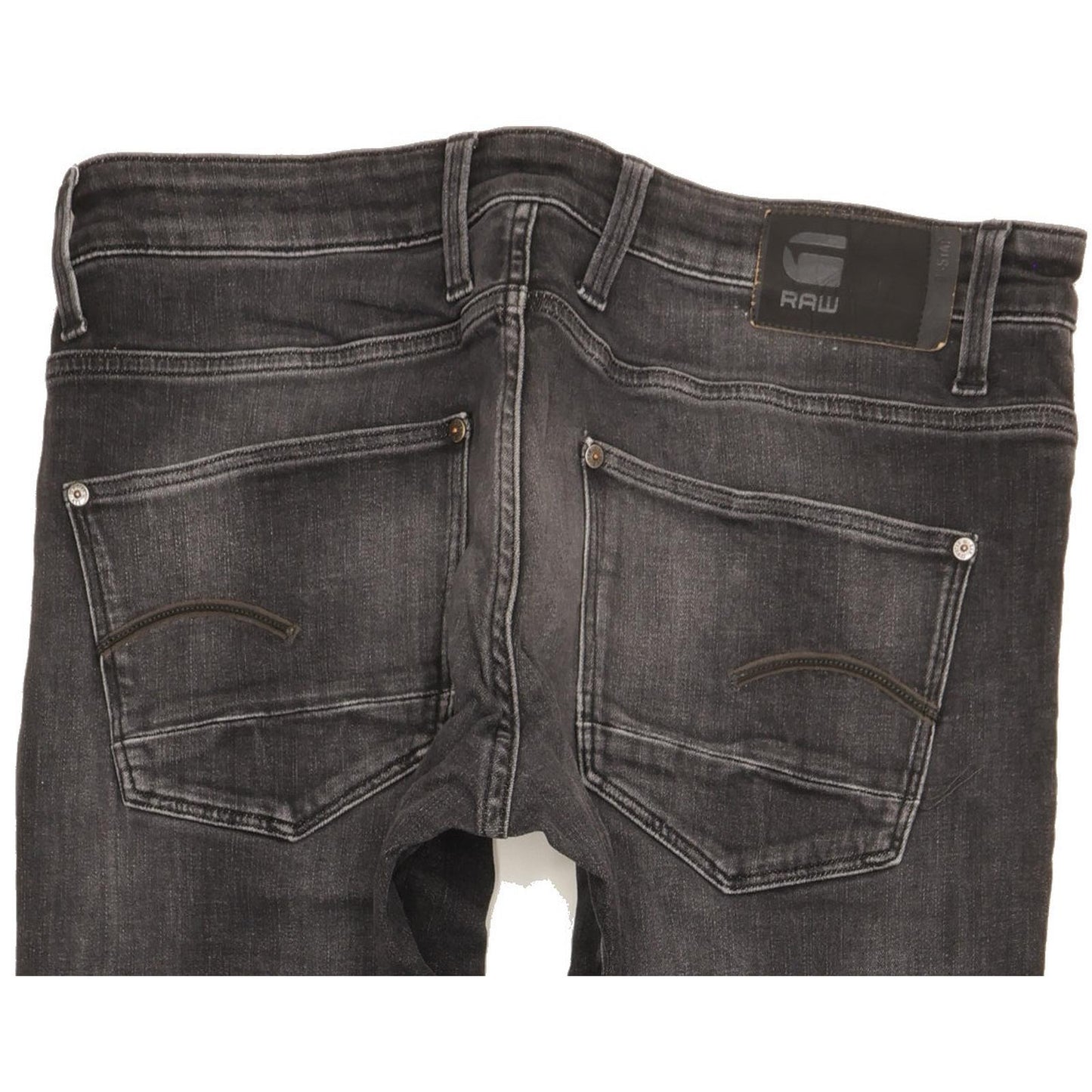 G-Star Revend Men Black Skinny Slim Stretch Jeans W34 L30