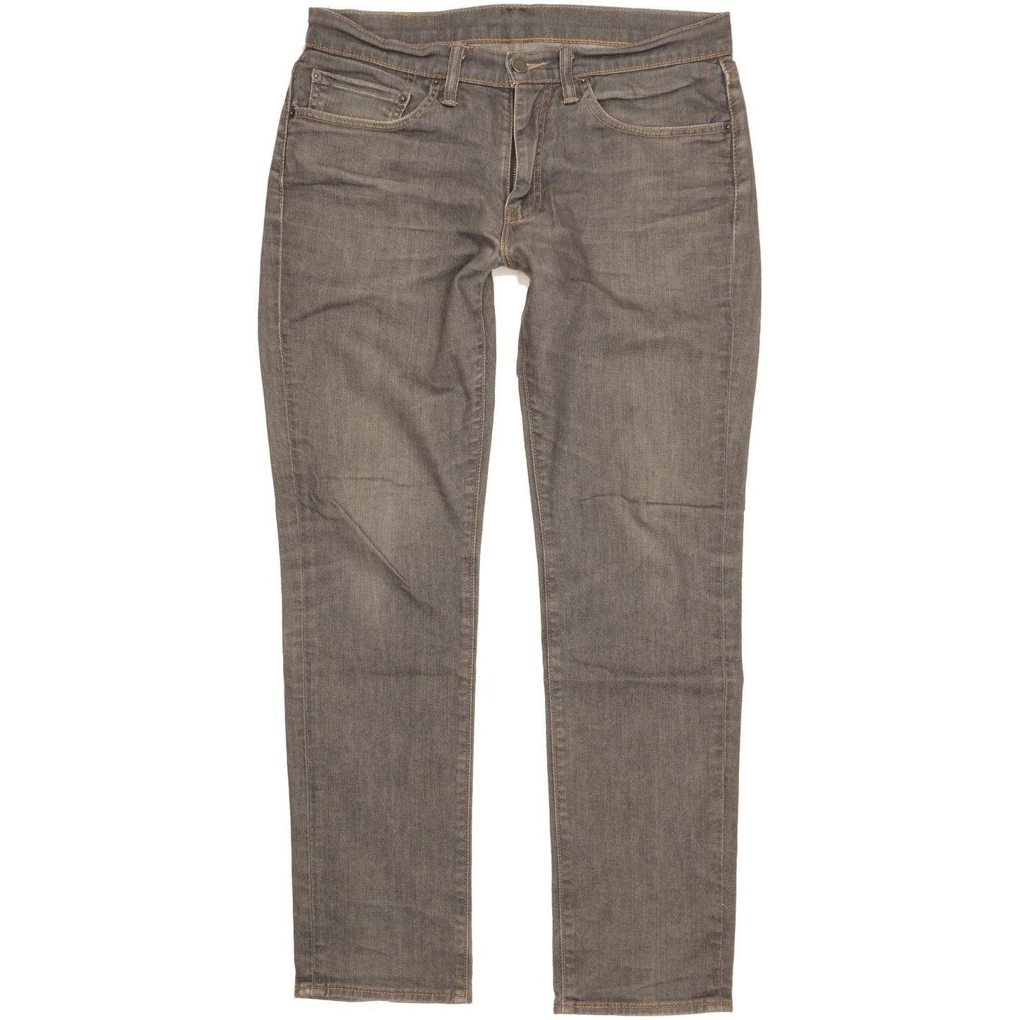 Levi's 511 Men Grey Straight Slim Stretch Jeans W34 L32