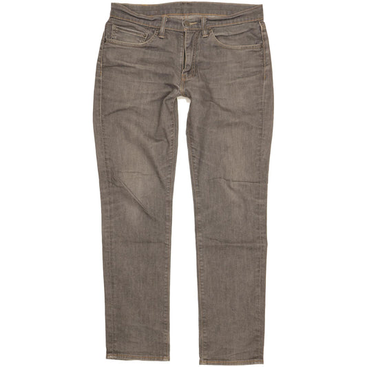 Levi's 511 Men Grey Straight Slim Stretch Jeans W34 L32