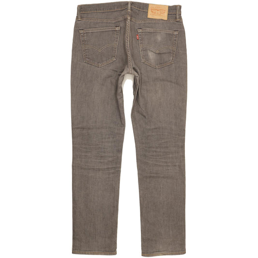Levi's 511 Men Grey Straight Slim Stretch Jeans W34 L32