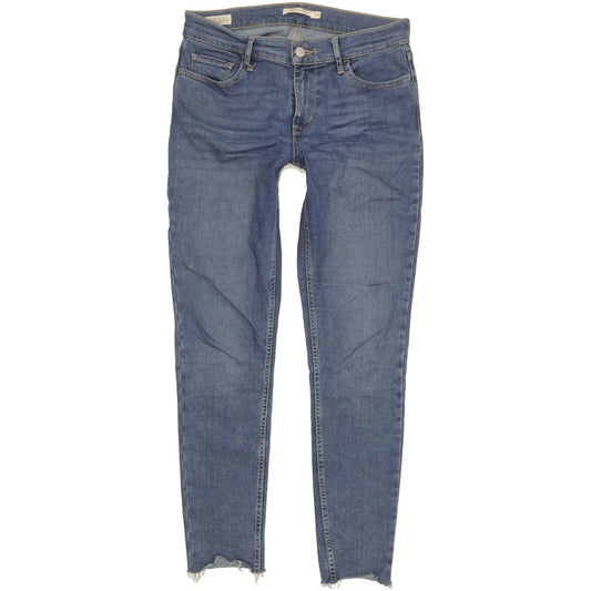 Levi's 710 Super Women Blue Skinny Slim Stretch Jeans W29 L29