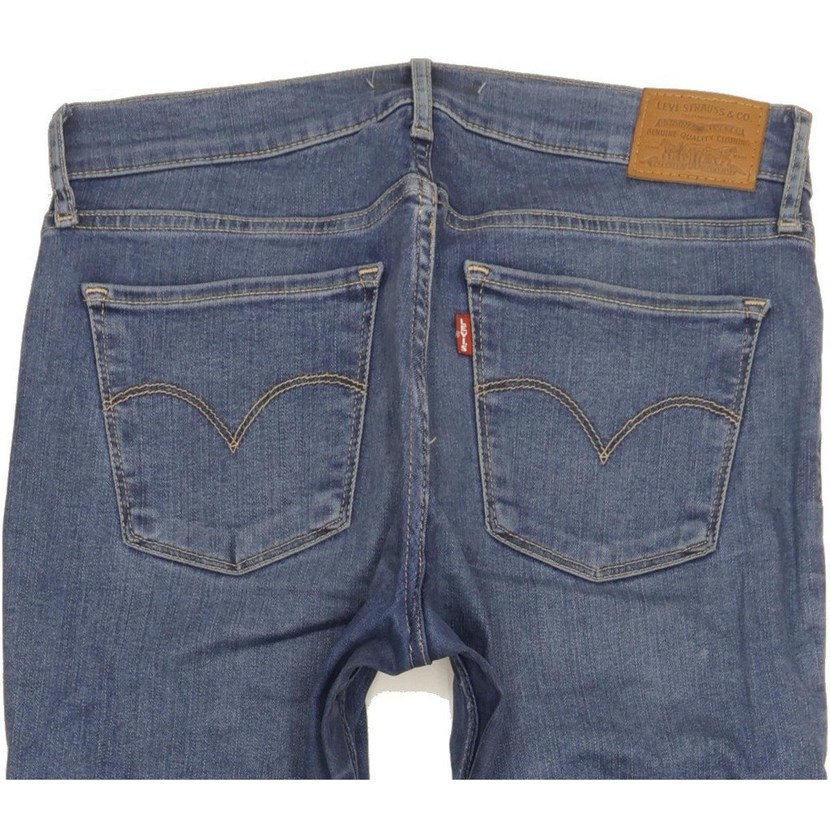 Levi's 710 Super Women Blue Skinny Slim Stretch Jeans W29 L29