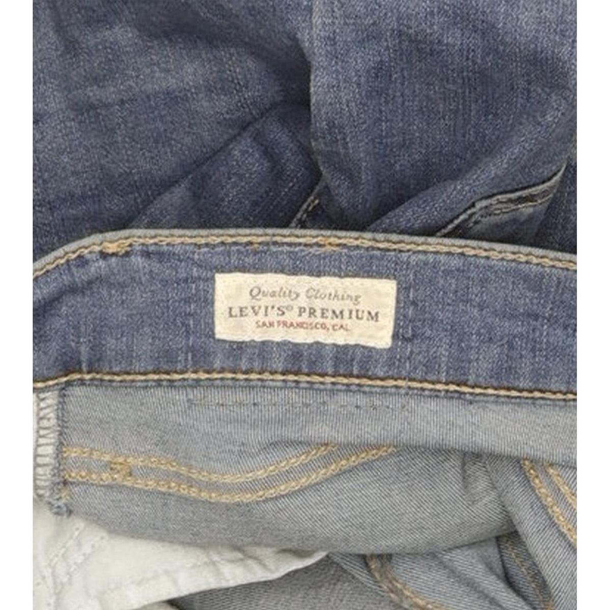 Levi's 710 Super Women Blue Skinny Slim Stretch Jeans W29 L29