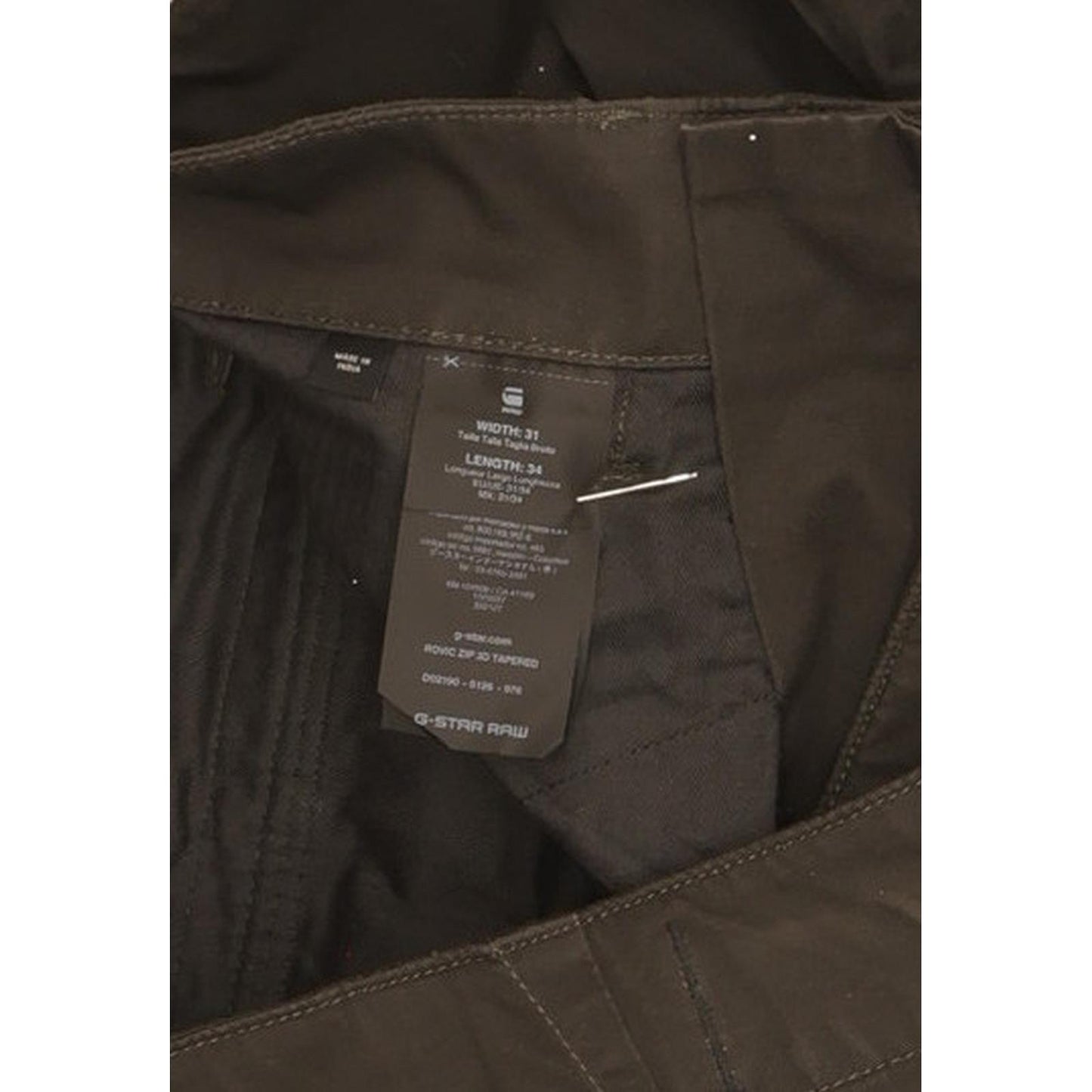 G-Star Rovic 3D Men Black Tapered Slim Stretch Jeans W31 L34