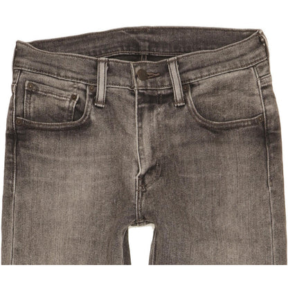 Levi's 519 Men Grey Skinny Slim Stretch Jeans W30 L28