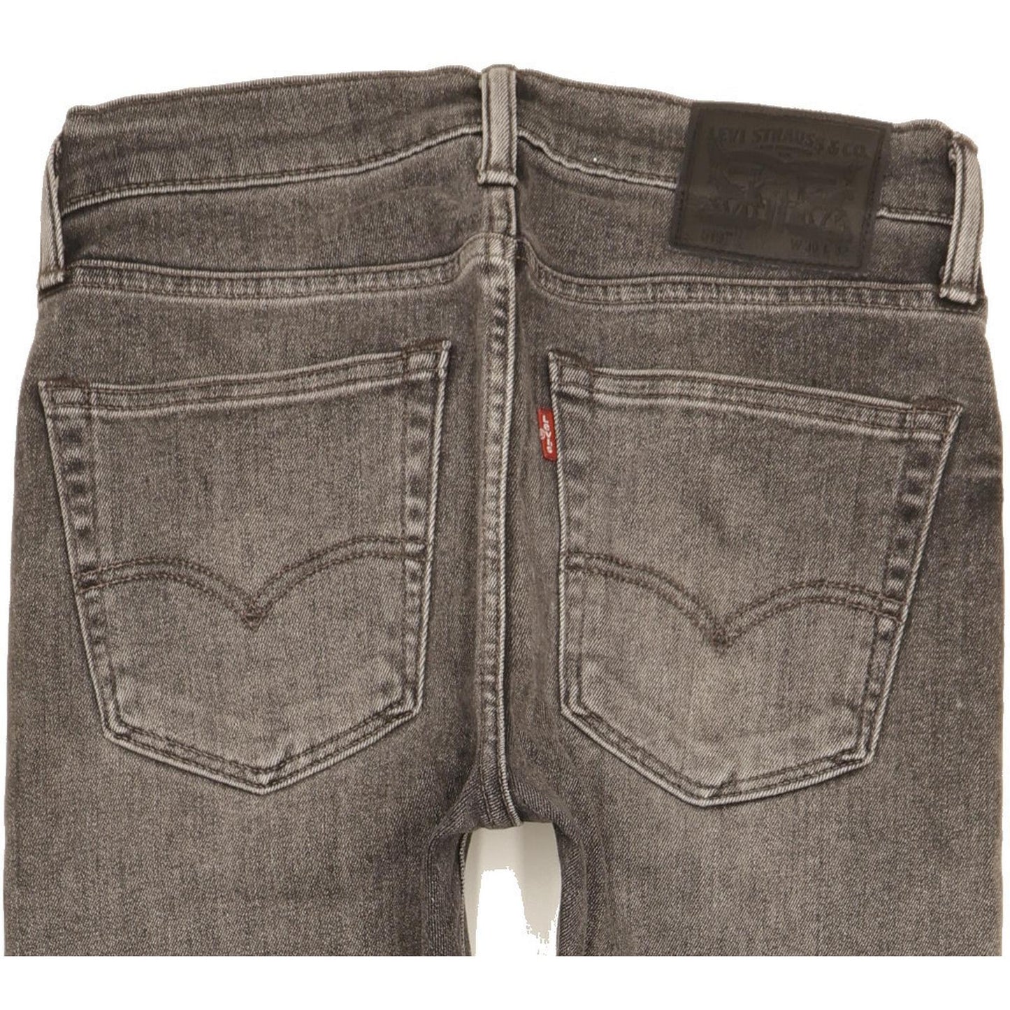 Levi's 519 Men Grey Skinny Slim Stretch Jeans W30 L28