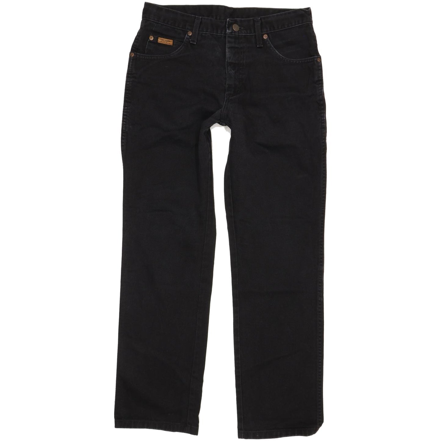 Wrangler Texas Men Black Straight Regular Jeans W32 L30
