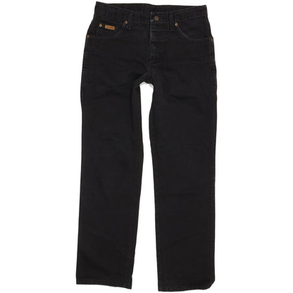 Wrangler Texas Men Black Straight Regular Jeans W32 L30