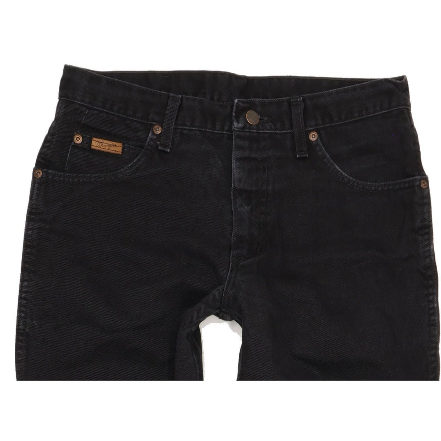 Wrangler Texas Men Black Straight Regular Jeans W32 L30