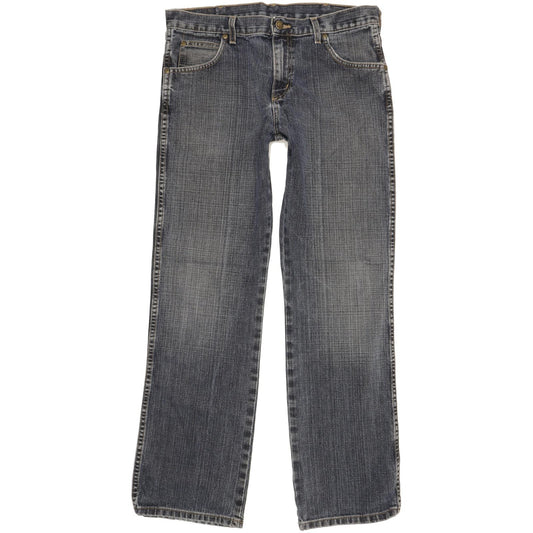 Wrangler Durable Quality Men Blue Bootcut Regular Jeans W32 L32