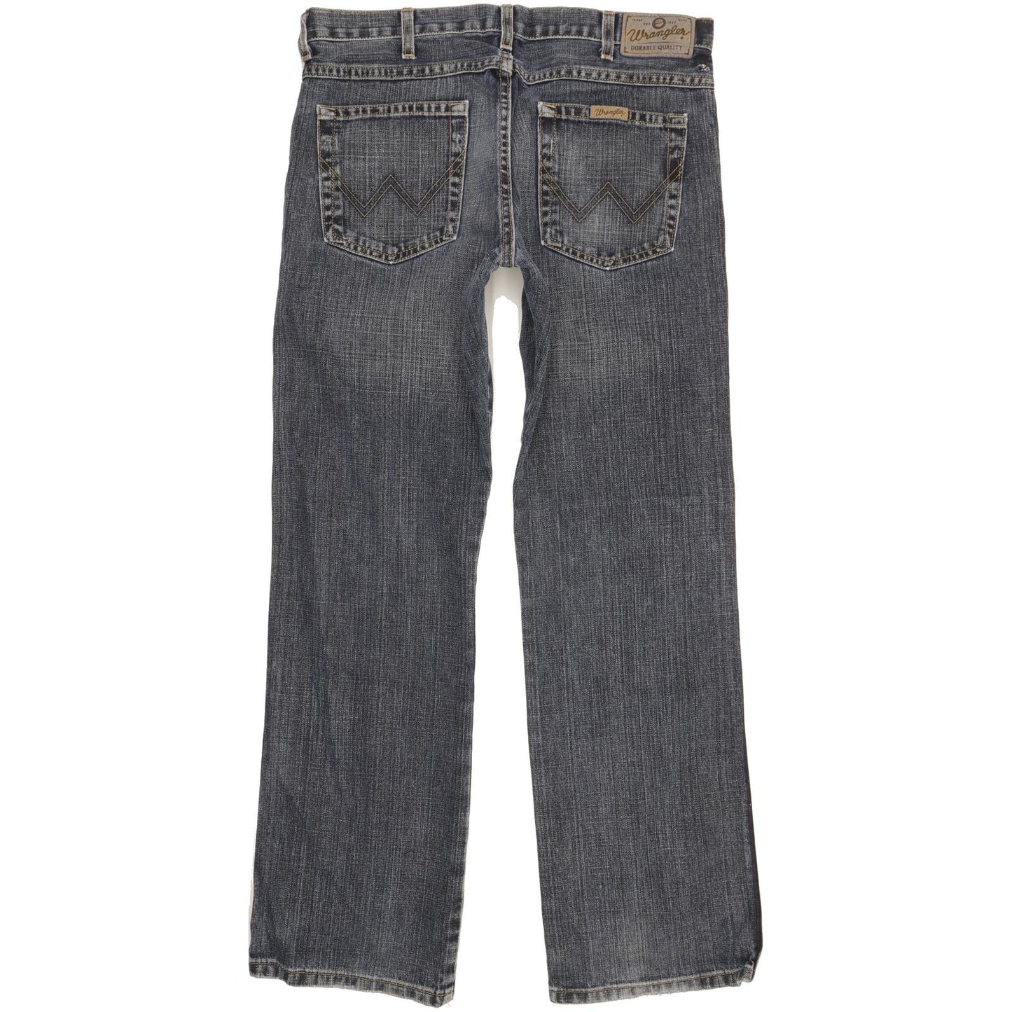 Wrangler Durable Quality Men Blue Bootcut Regular Jeans W32 L32