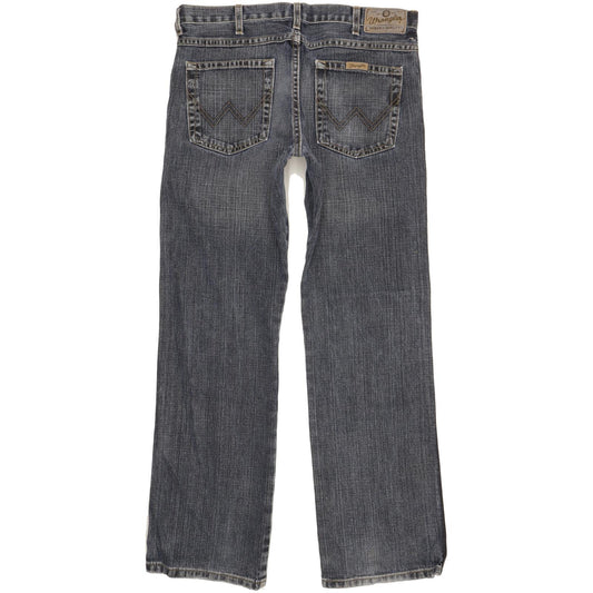 Wrangler Durable Quality Men Blue Bootcut Regular Jeans W32 L32